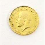 Coin: a 1911 sovereign,