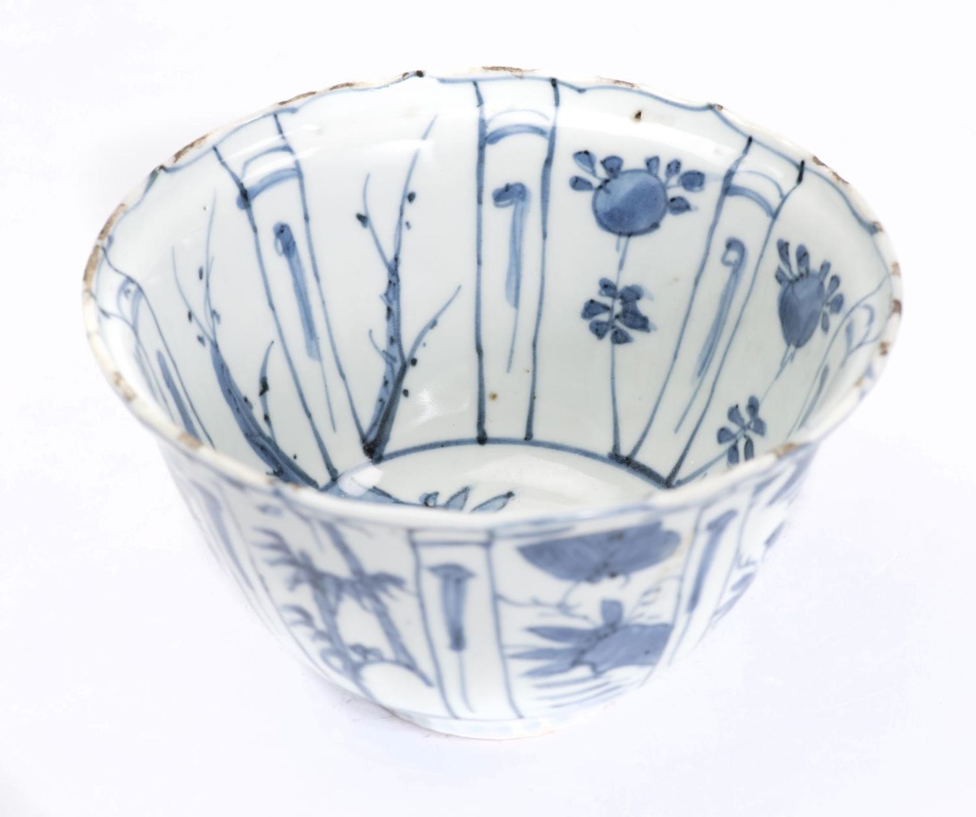 Bol en porcelaine de Chine à décor en bleu et blanc de type kraak, époque Wanli [...] - Bild 2 aus 8