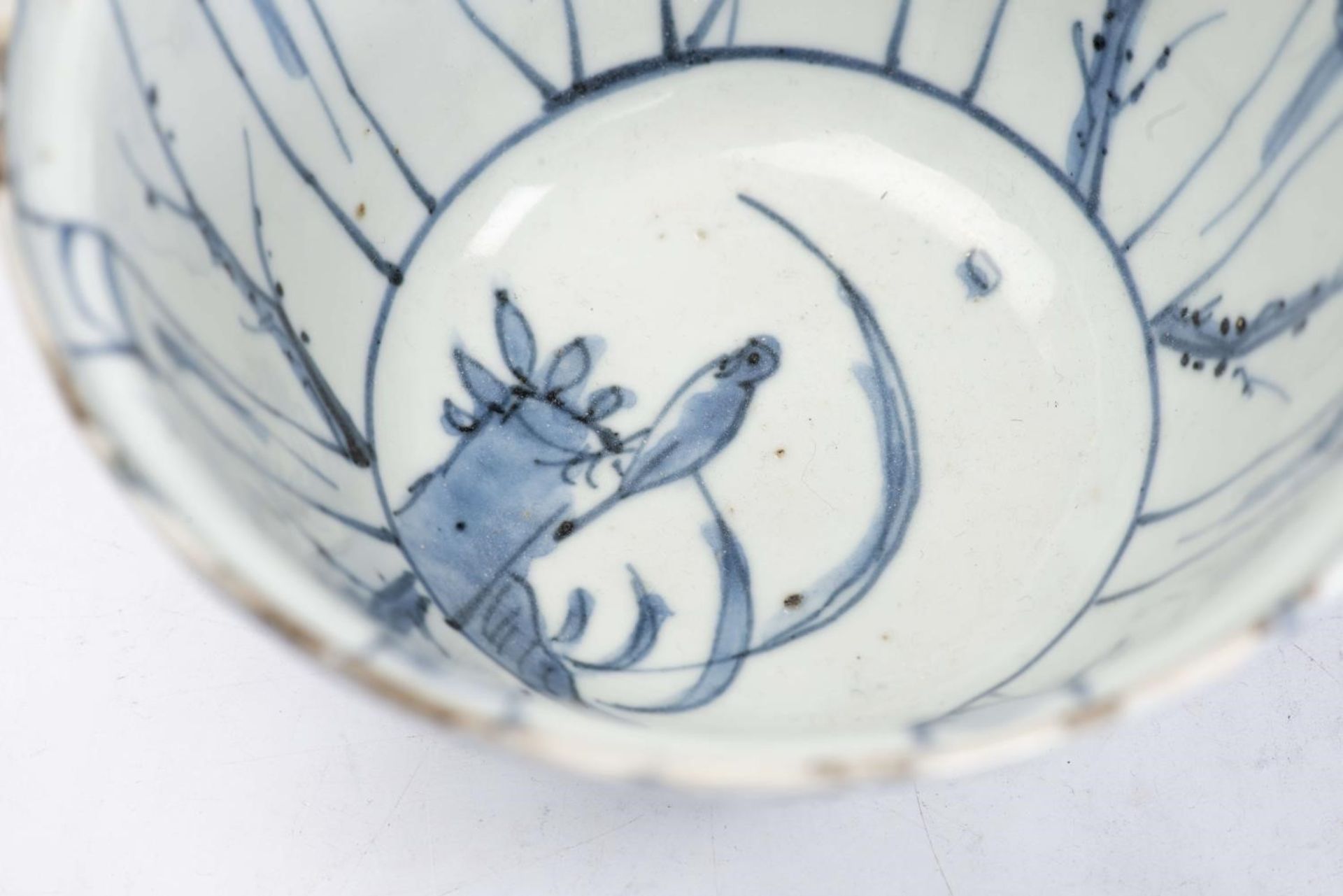 Bol en porcelaine de Chine à décor en bleu et blanc de type kraak, époque Wanli [...] - Bild 7 aus 8