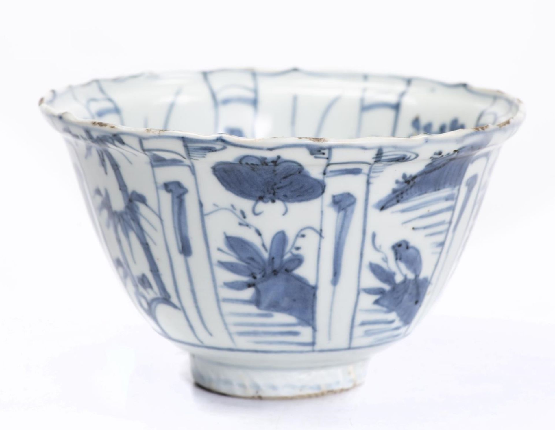 Bol en porcelaine de Chine à décor en bleu et blanc de type kraak, époque Wanli [...] - Bild 4 aus 8