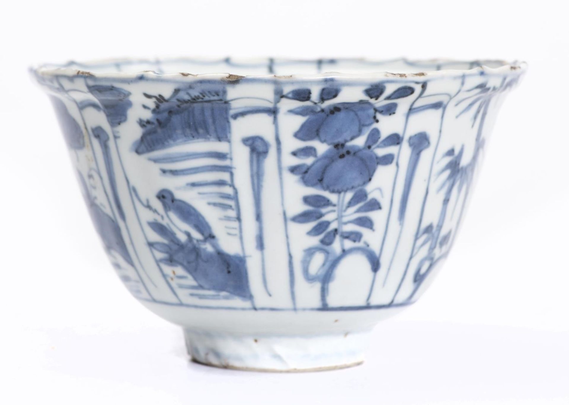 Bol en porcelaine de Chine à décor en bleu et blanc de type kraak, époque Wanli [...] - Bild 3 aus 8
