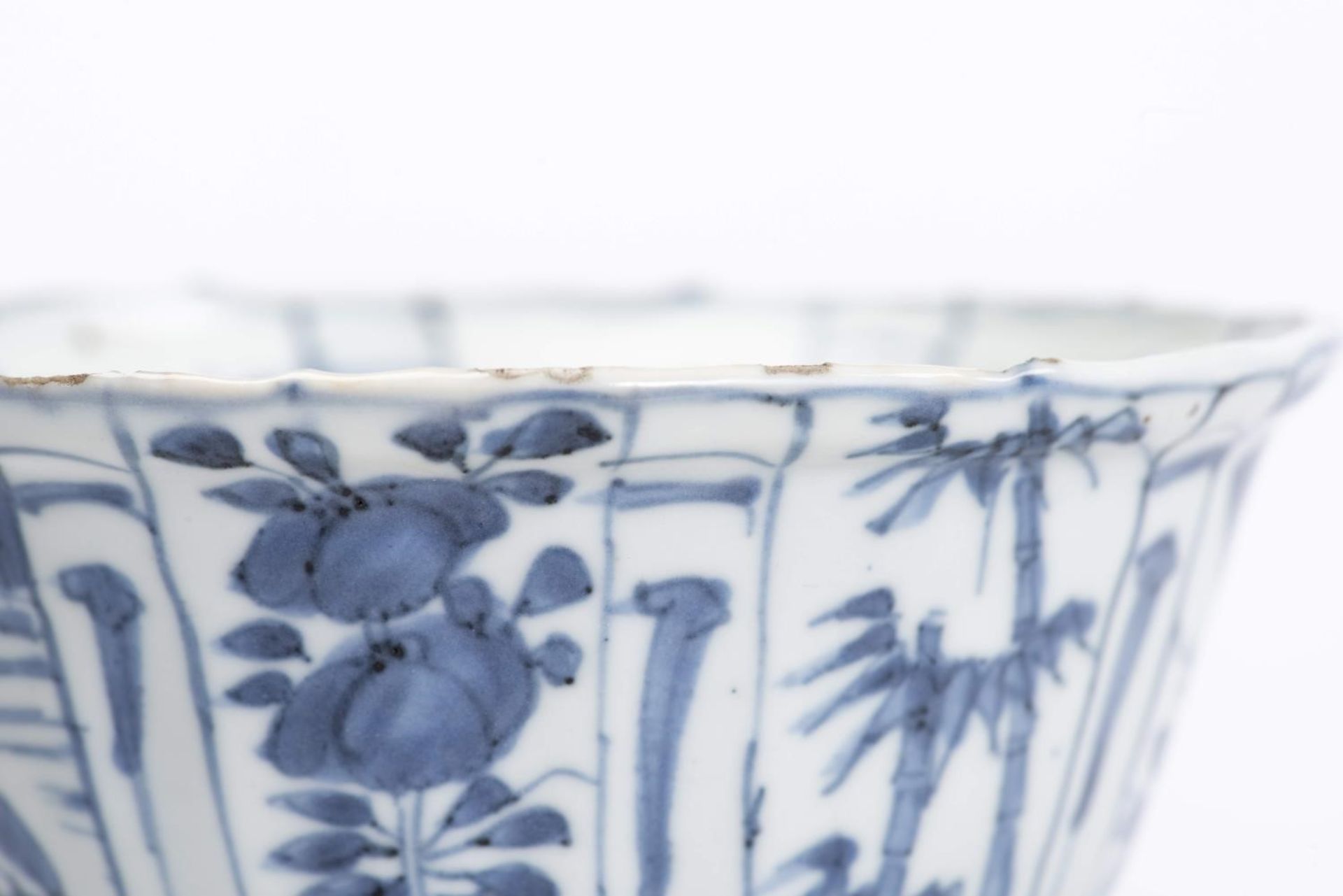 Bol en porcelaine de Chine à décor en bleu et blanc de type kraak, époque Wanli [...] - Bild 5 aus 8