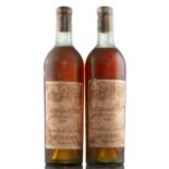 Château de Rayne Vigneau 1936 Sauternes, Vicomte de Pontac 2 bouteilles 75cl [...]