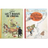 Hergé, Les aventures de Tintin : Tintin au Tibet B29 1960 Les 7 Boules de cristal [...]