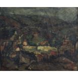 Moshe Mokady (1902-1975), "Paysage" Huile sur toile, sbd 46x55 cm - - Beaux-Arts [...]