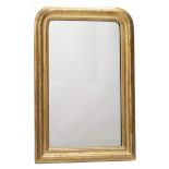 Miroir vertical à cadre en stuc doré d'époque Louis-Philippe 94.4x63 cm - - [...]