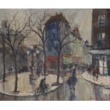 Bernard Lignon (né en 1928), "Paris" Huile sur toile, située Paris et datée 1954 [...]