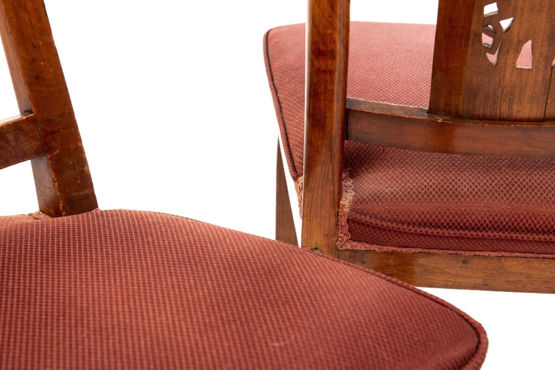 Paire de chaises d'époque Directoire modèle dossier à bandeau avec palmette [...] - Bild 7 aus 7