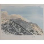 Charles Prince of Wales (né en 1948), "View of the Hureli, Klosters, Switzerland / [...]