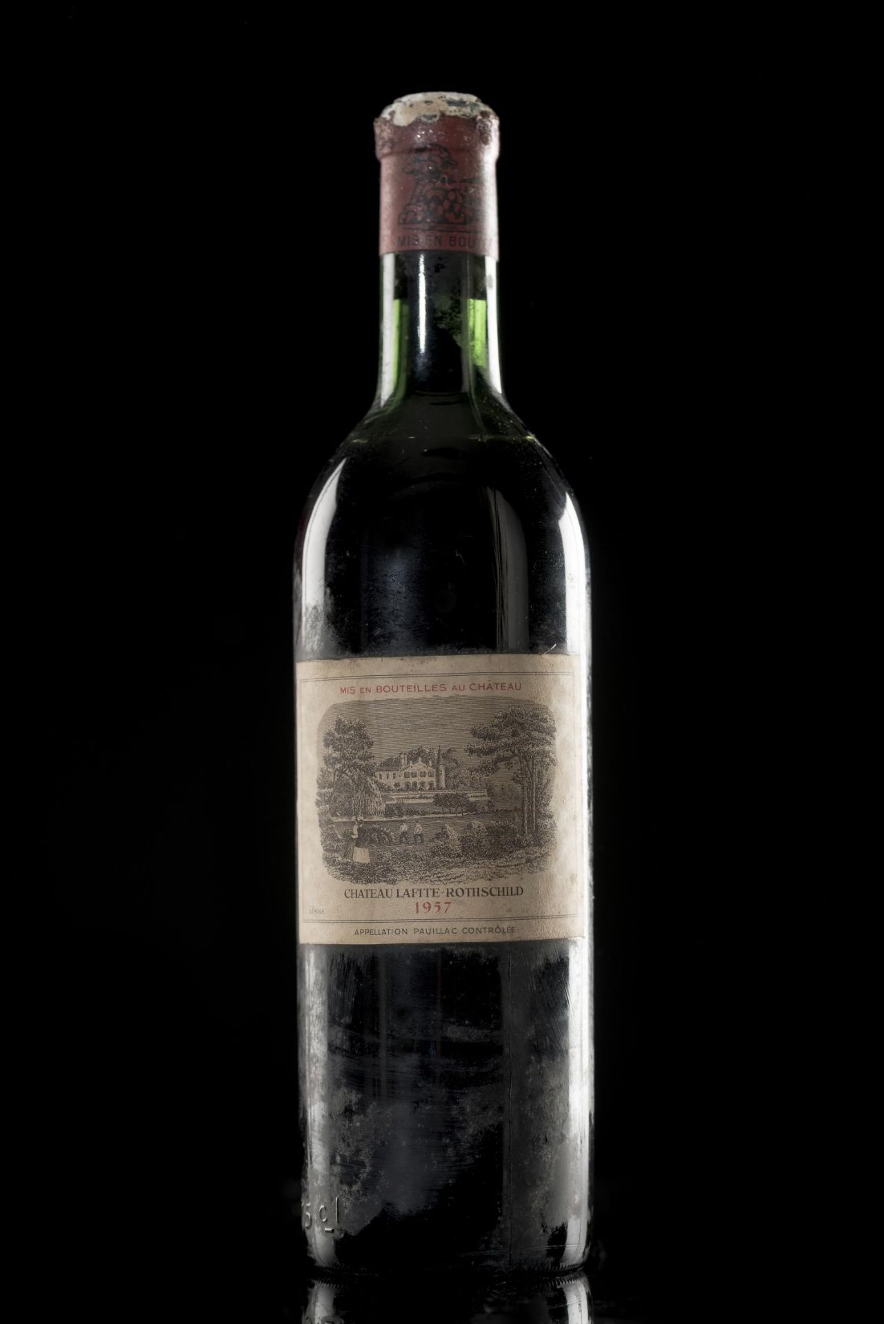 Château Lafite-Rothschild 1957 Pauillac 1 bouteille 75cl Condition: capsule [...]