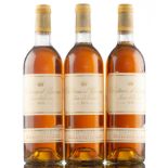 Château d'Yquem 1976 Lur Saluces Sauternes 3 bouteilles 75cl Condition: haut [...]