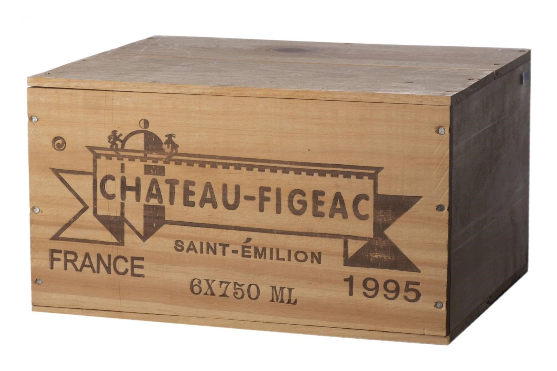 Château Figeac 1995 Thierry Manoncourt 6 bouteilles 75cl Caisse en bois - - Vins & [...]