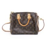 Louis Vuitton, sac Speedy 25 à bandoulière en toile monogrammée brune et cuir [...]