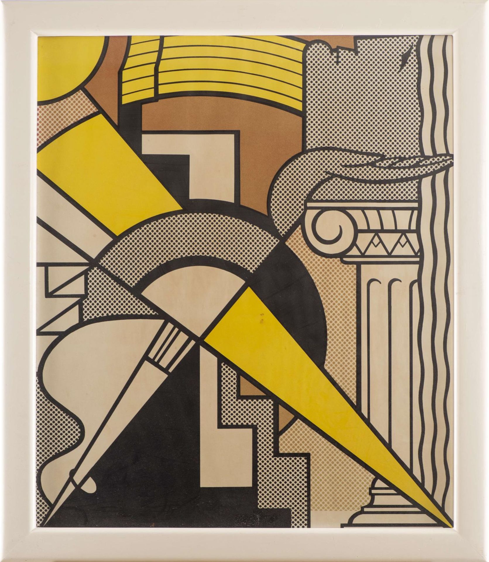 Roy Lichtenstein (1923-1997), "Arrow and column" 1967 - Bild 2 aus 3