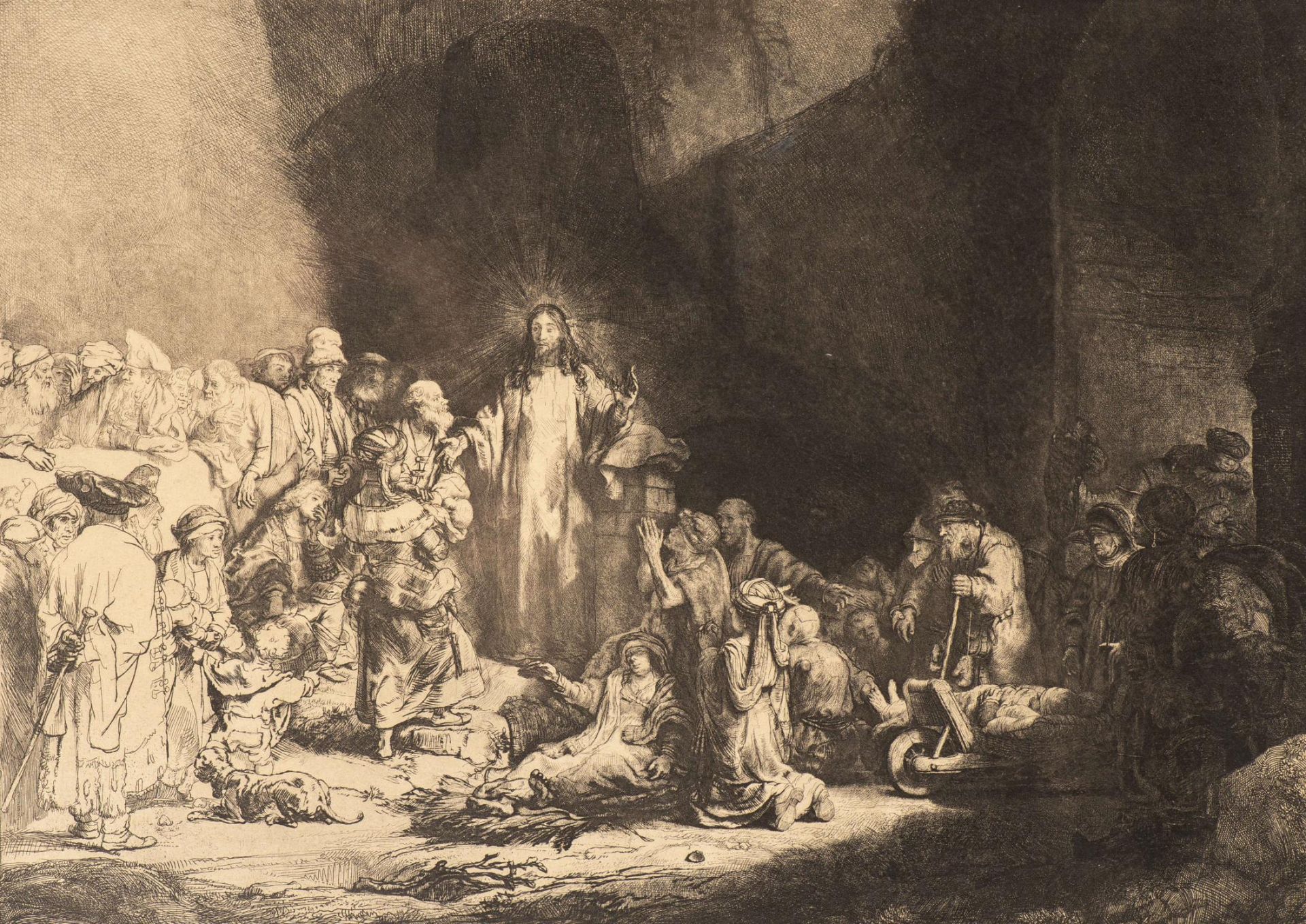 Rembrandt Harmenszoon van Rijn (1606-1669) d'après, " La pièce aux cent florins".