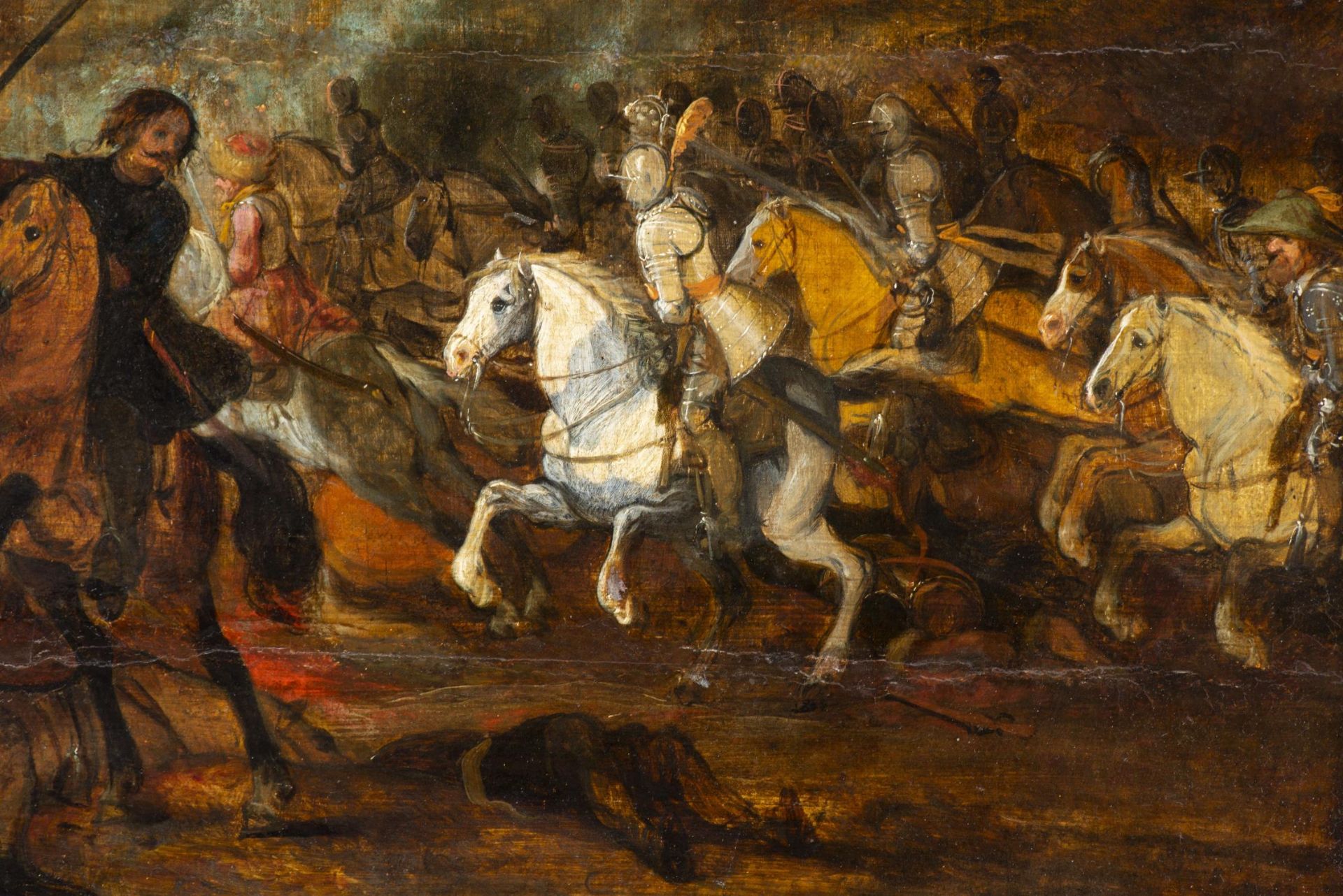Pieter Snayers (1592-1666) manière de, "Scène de bataille" - Bild 4 aus 5