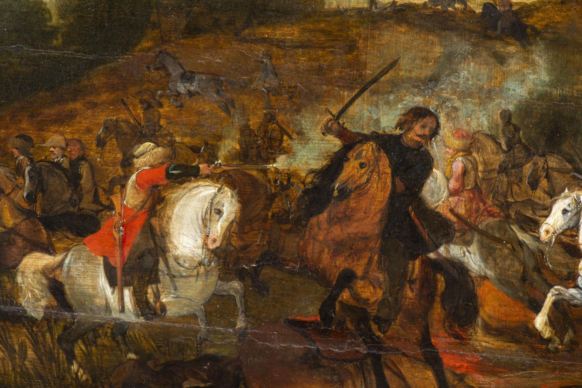 Pieter Snayers (1592-1666) manière de, "Scène de bataille" - Bild 3 aus 5