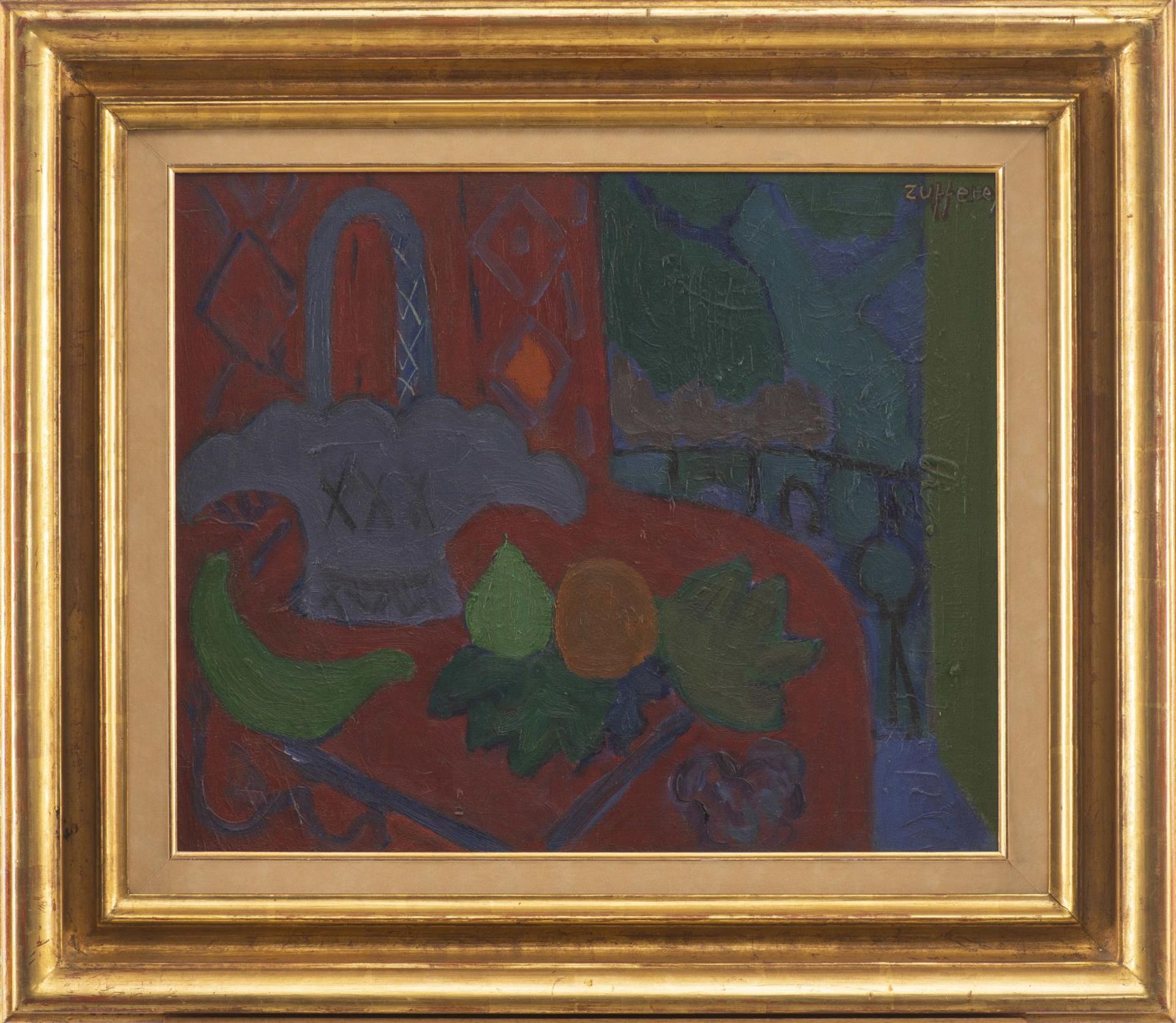 Christiane Zufferey (1920-2011), "Nature morte rouge" - Bild 2 aus 4