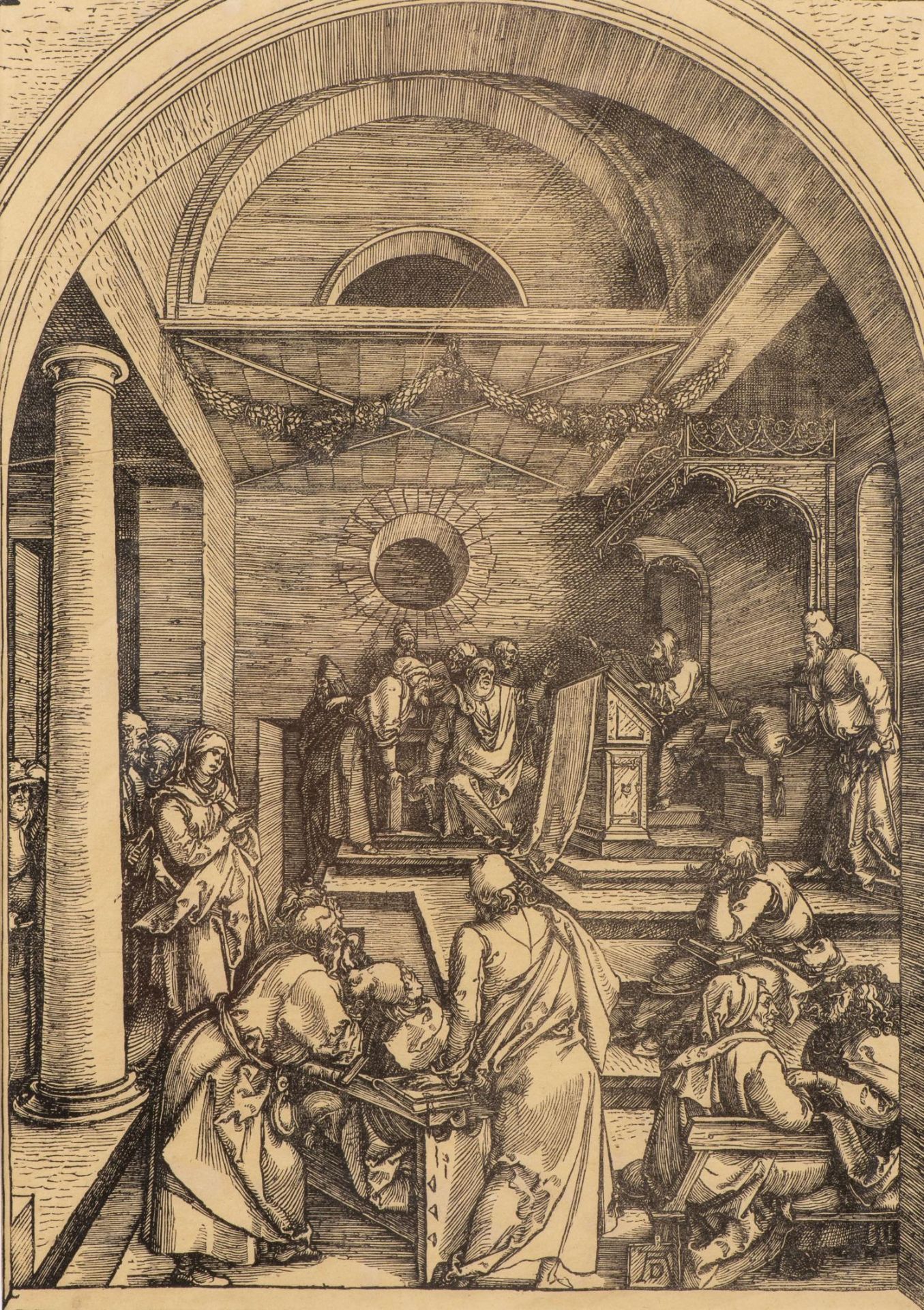 Albrecht Dürer (1471-1528), "Le Christ et le scribe", c.1503