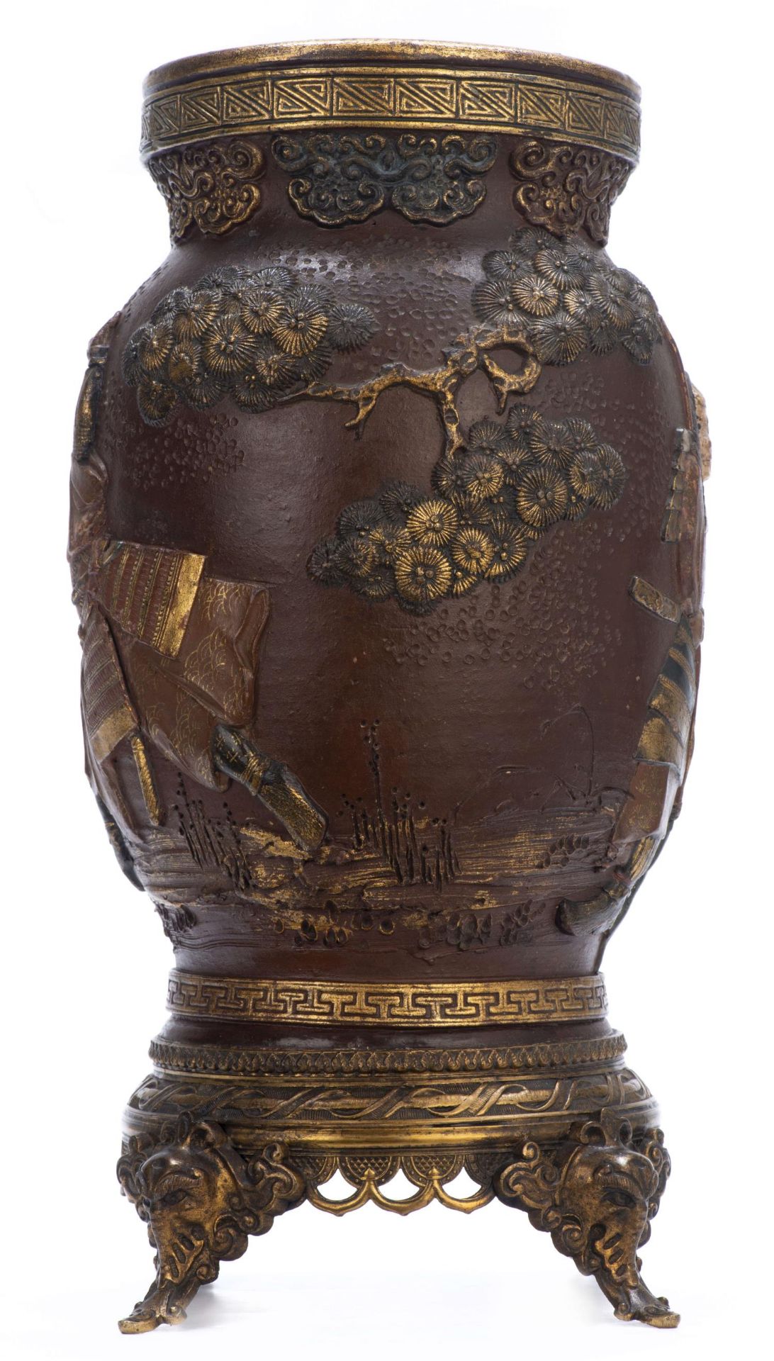 Vase en grès du Japon - Bild 2 aus 7