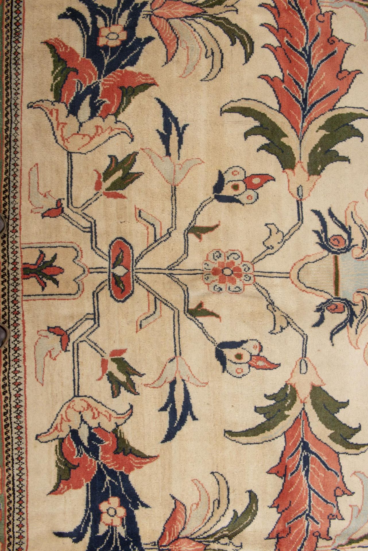 Tapis moderne d'Iran Meschk-Abade en laine à motif central hérati - Bild 3 aus 4