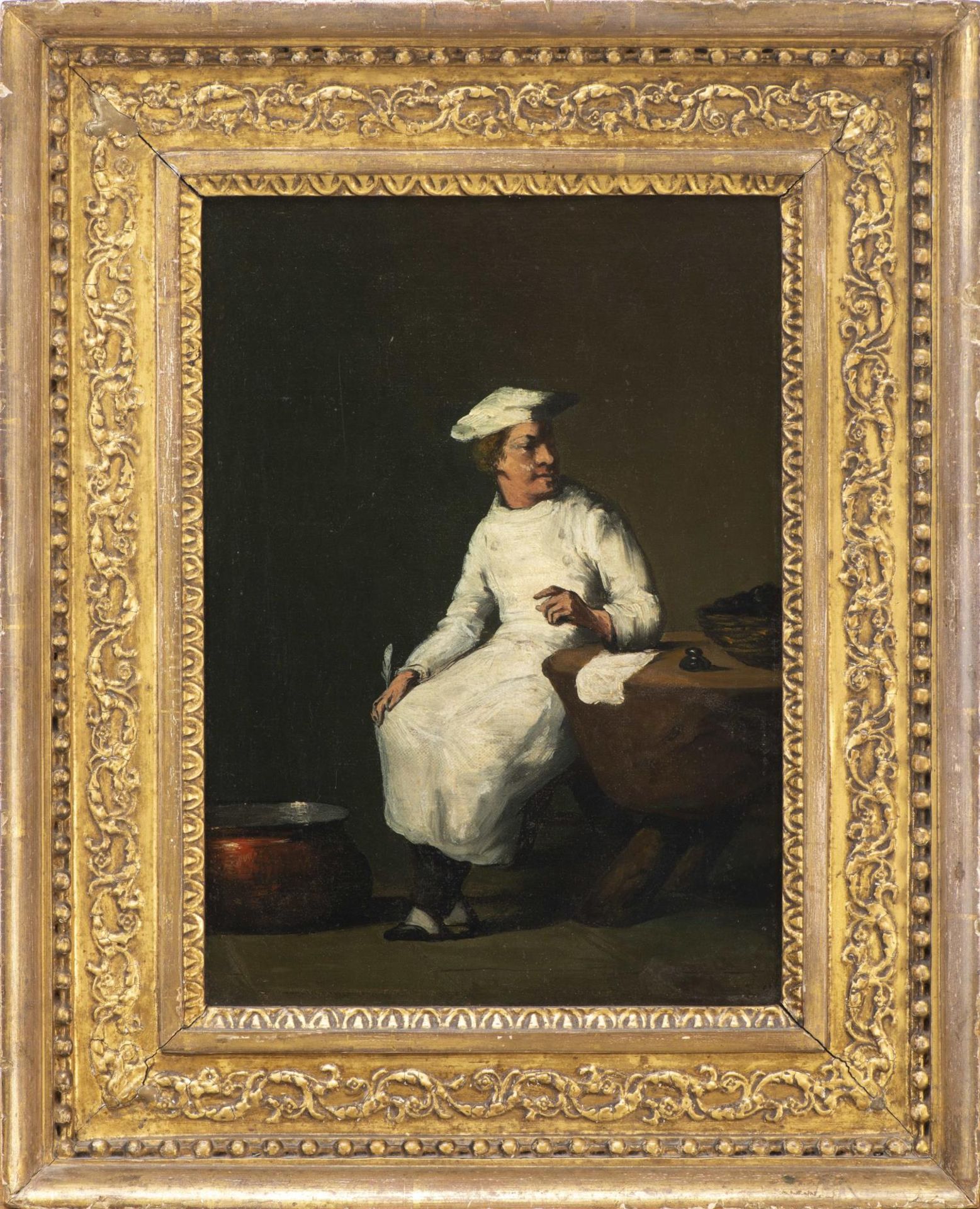 Théodule Augustin Ribot (1823-1891), "Le cuisinier comptable" - Bild 2 aus 6
