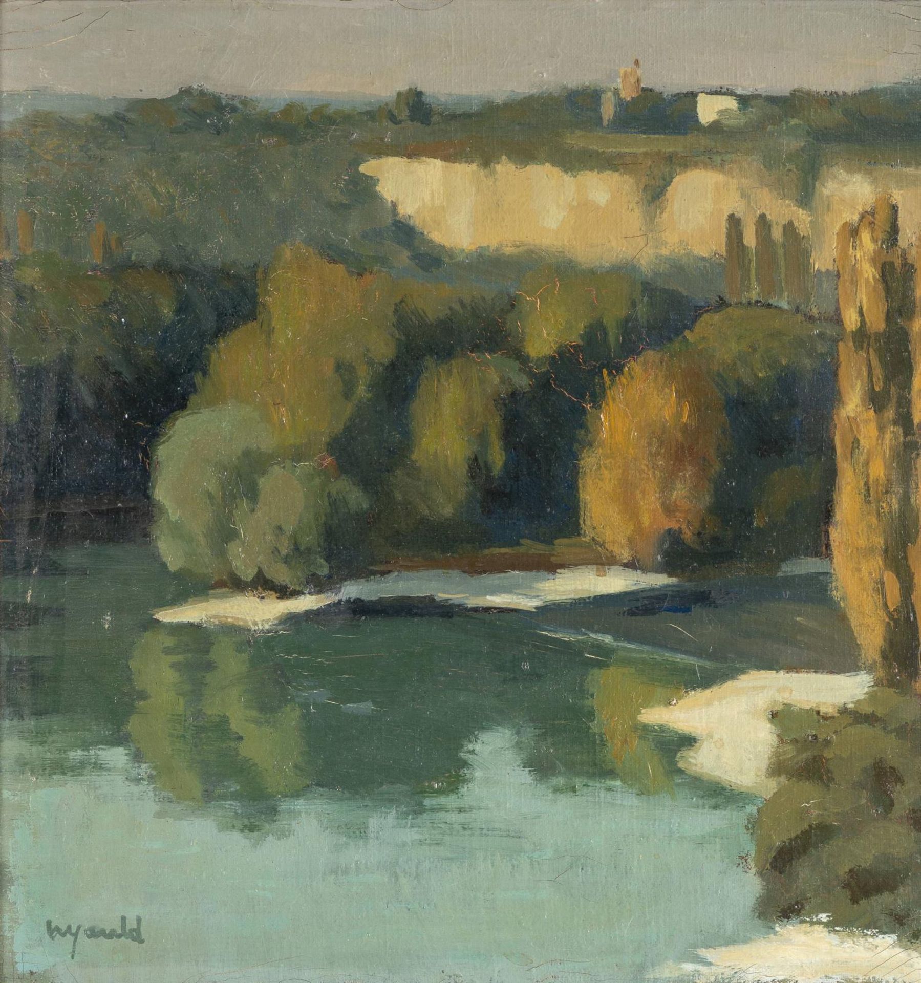 Louis-Paul Nyauld (1912-1999), "L'île de l'Arve"