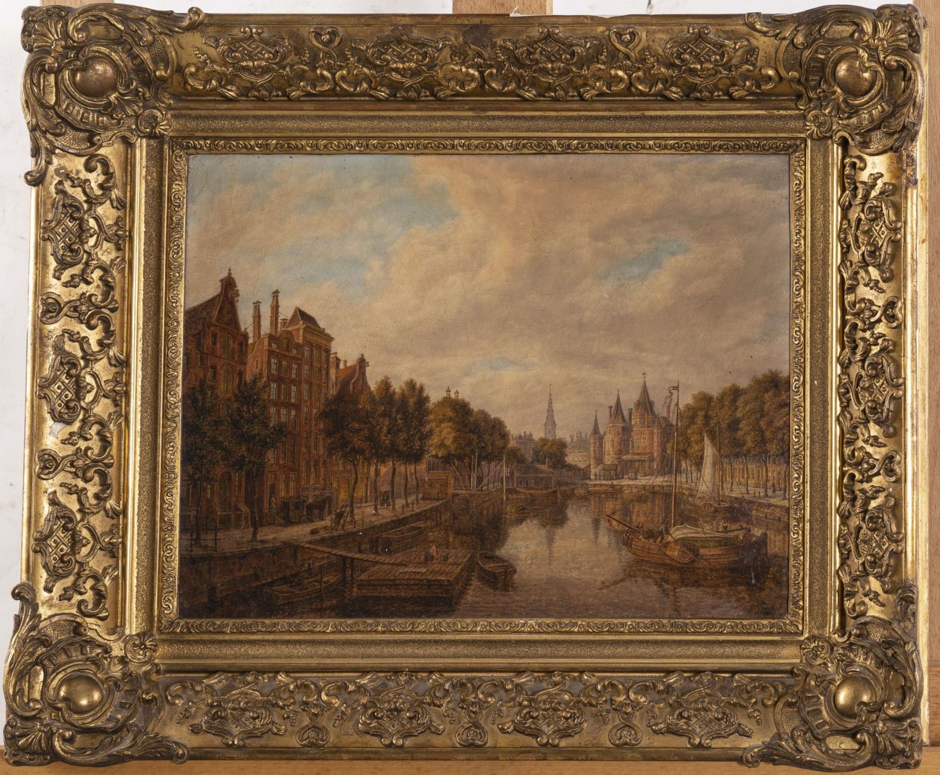 Augustus Wynantz (1795-1848), "Vue du quai du Gueldre à Amsterdam" - Bild 4 aus 7