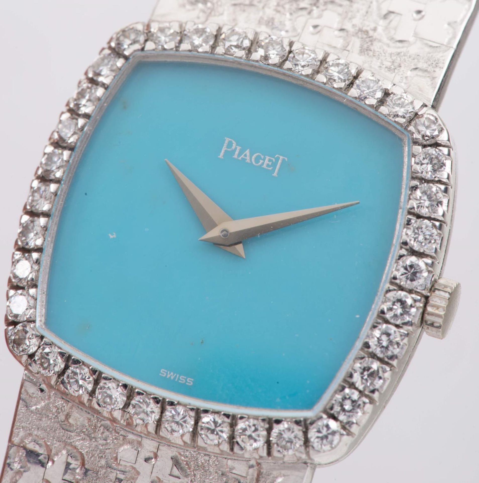 Piaget tradition mécanique: montre-bracelet de dame en or blanc .750 - Bild 3 aus 6