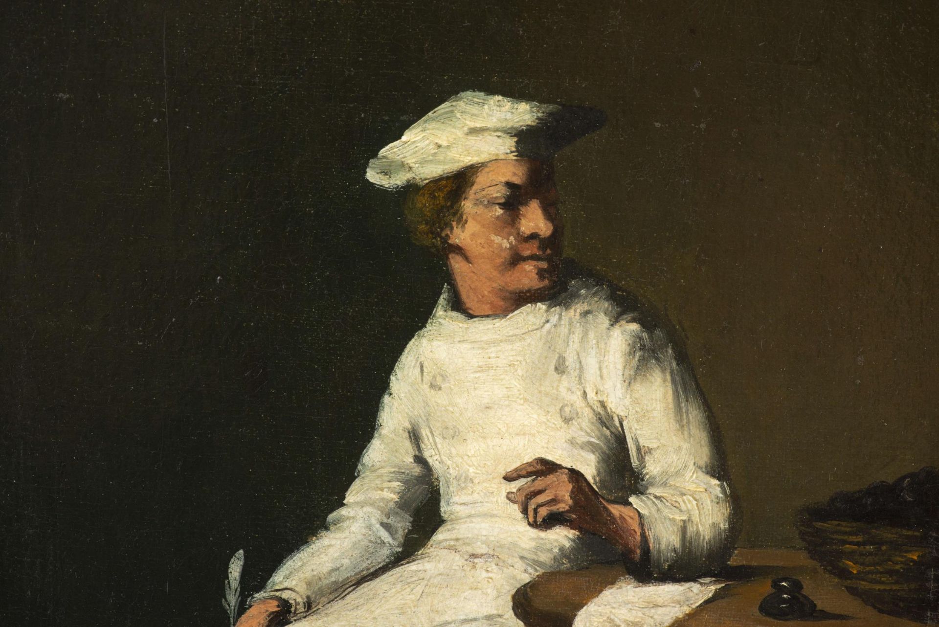 Théodule Augustin Ribot (1823-1891), "Le cuisinier comptable" - Bild 4 aus 6