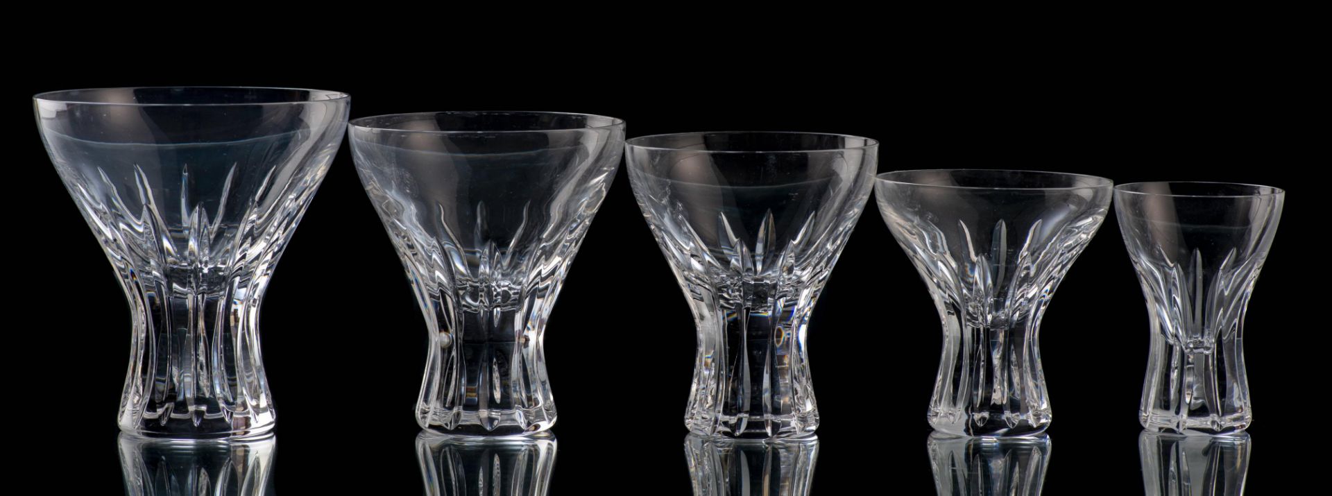Service de verres en cristal taillé - Bild 2 aus 2