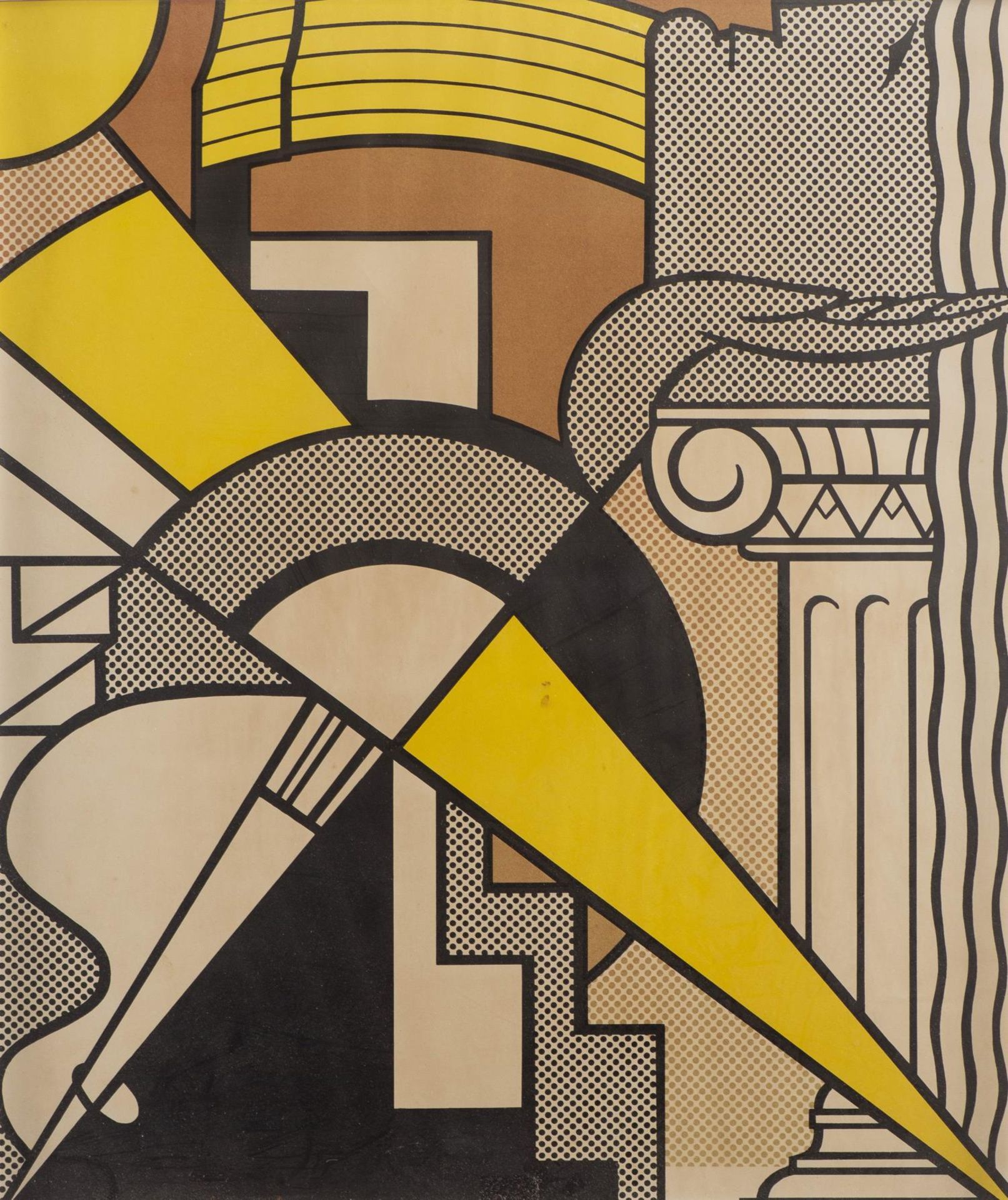 Roy Lichtenstein (1923-1997), "Arrow and column" 1967