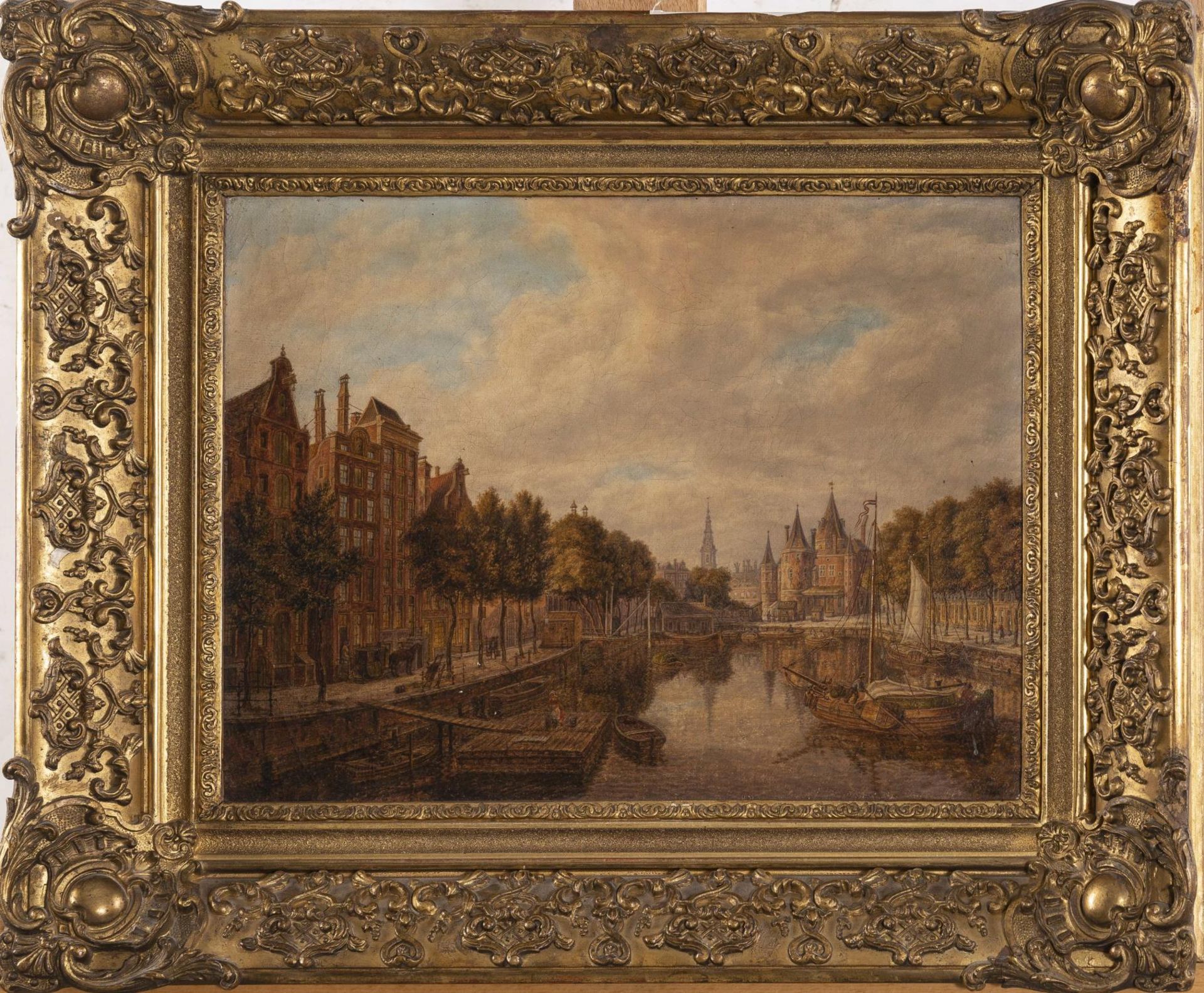 Augustus Wynantz (1795-1848), "Vue du quai du Gueldre à Amsterdam" - Bild 2 aus 7