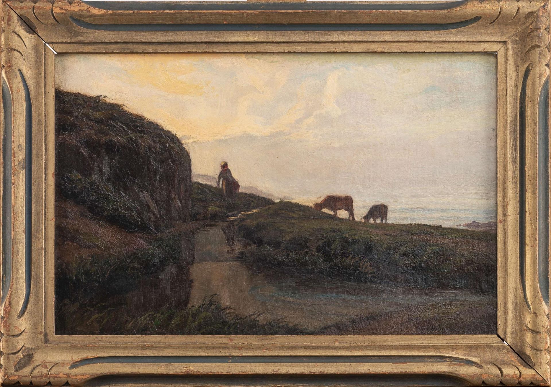Henri-Edouard Huguenin-Virchaux (1878-1958), "Paysage à l'aube" - Bild 2 aus 4