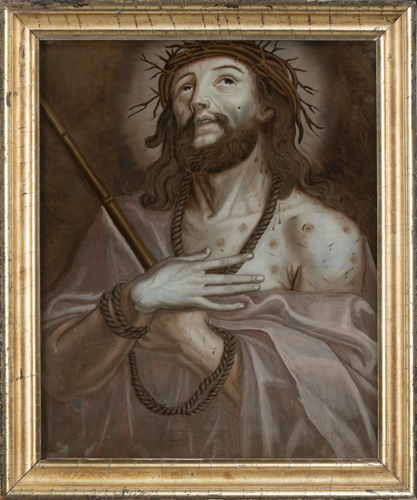 Ecole italienne, fin XVIIIe-début XIXe, "Ecce Homo" - Bild 2 aus 4