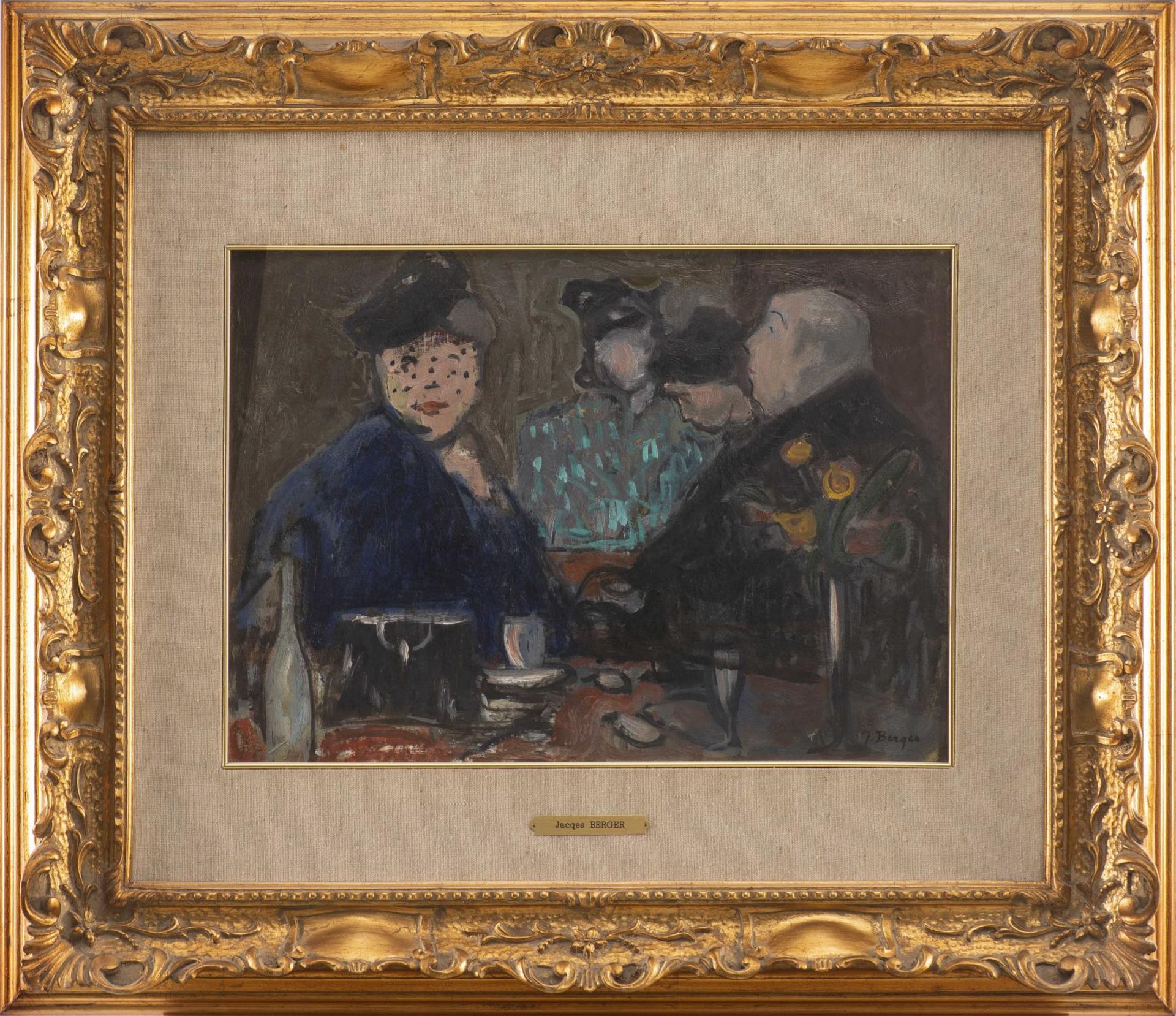 Jacques Berger (1902-1977), "Au bistrot" - Bild 2 aus 4