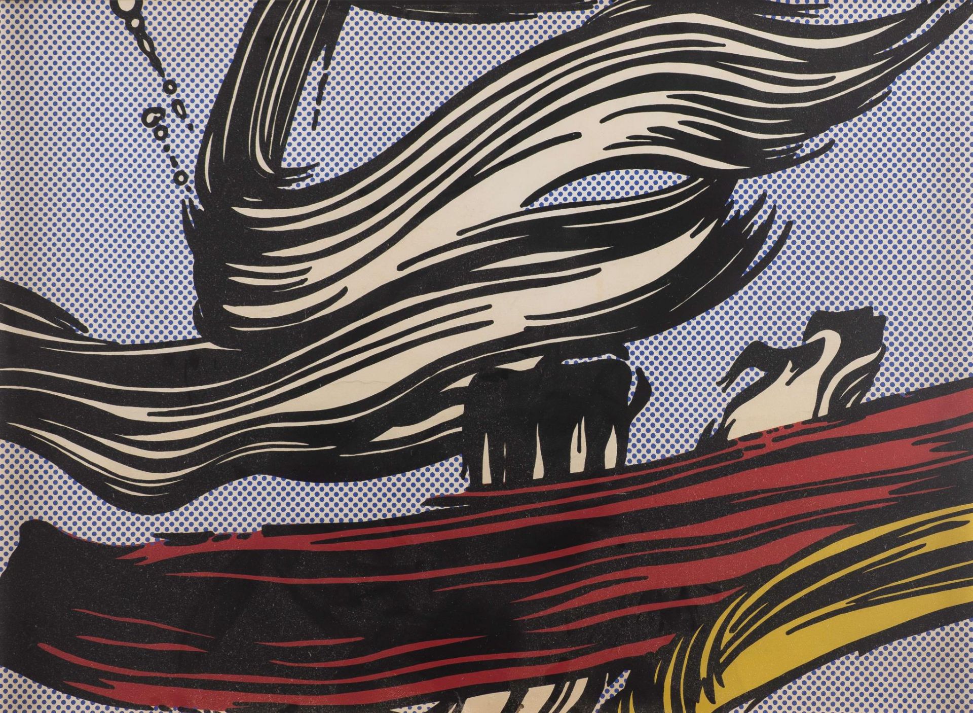 Roy Lichtenstein (1923-1997), "Brush strokes" 1967