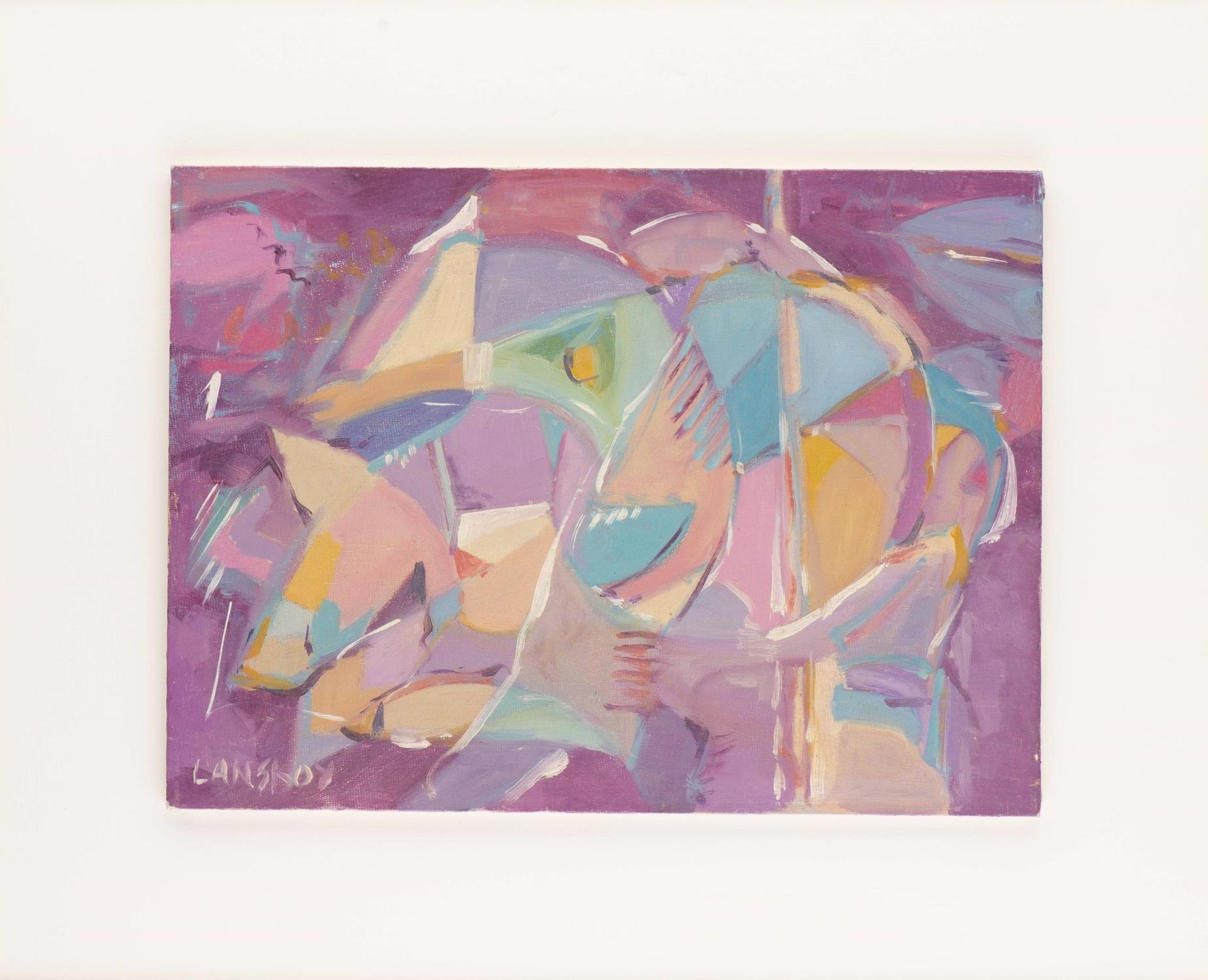 André Lanskoy (1902 - 1976), "Composition abstraite"