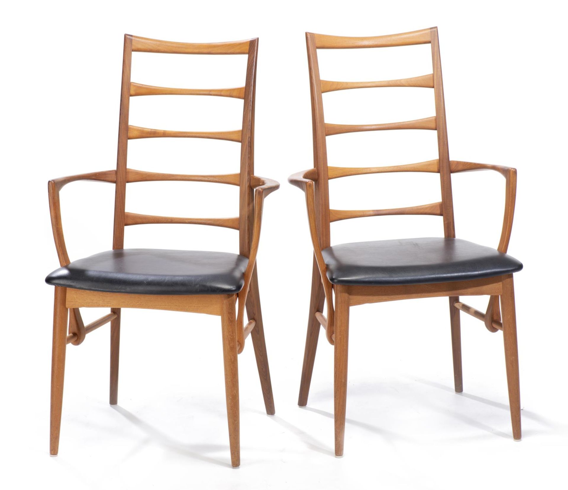 Niels Koefoed pour Hornslet Møbelfabrik, suite de 10 chaises et 2 fauteuils danois, [...] - Bild 2 aus 13