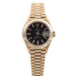 Rolex, montre-bracelet pour femme modèle Oyster Perpetual Datejust avec bracelet [...]