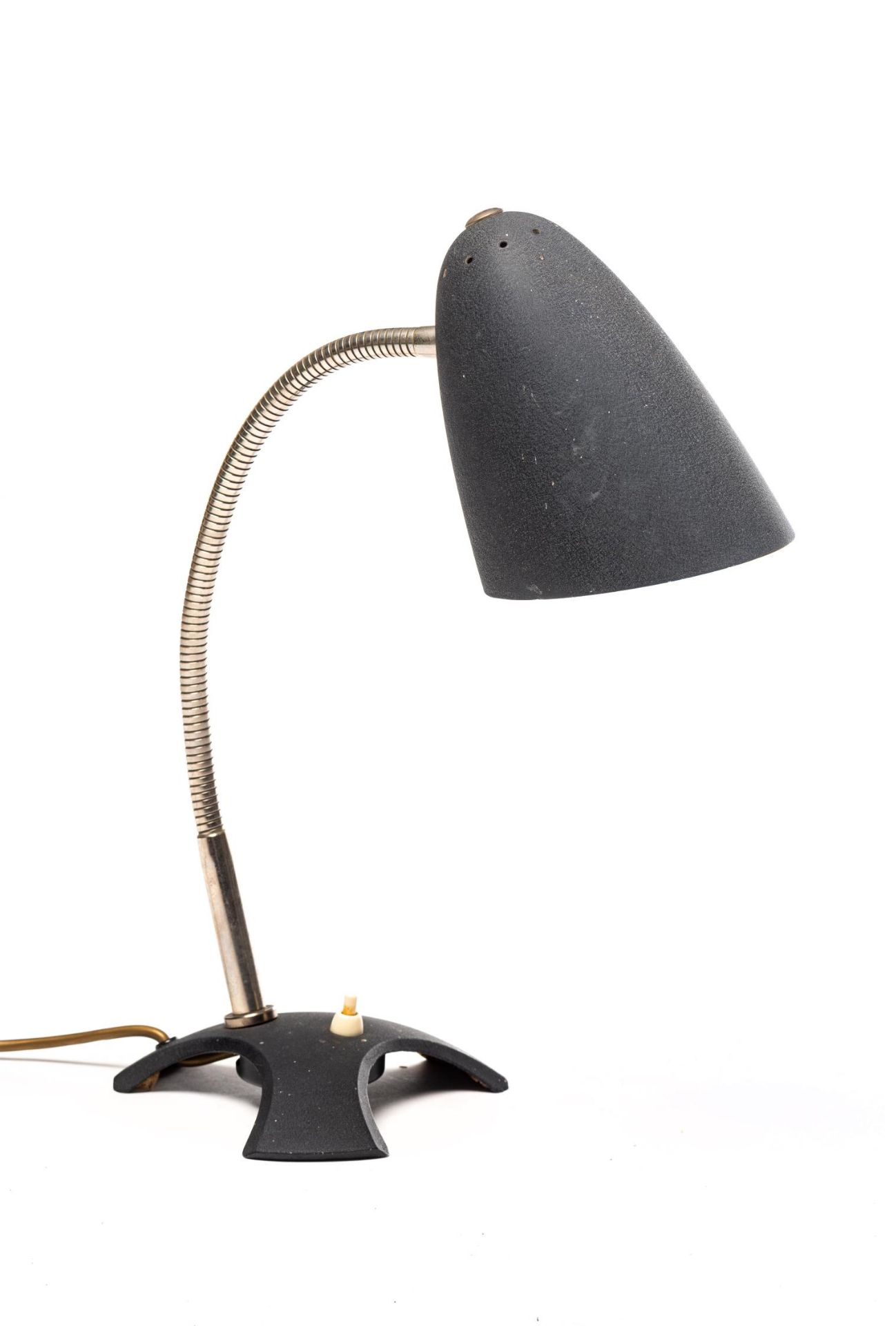 Lampe design des années 50 - Lampe design des années 50, bras fexible, pied [...]