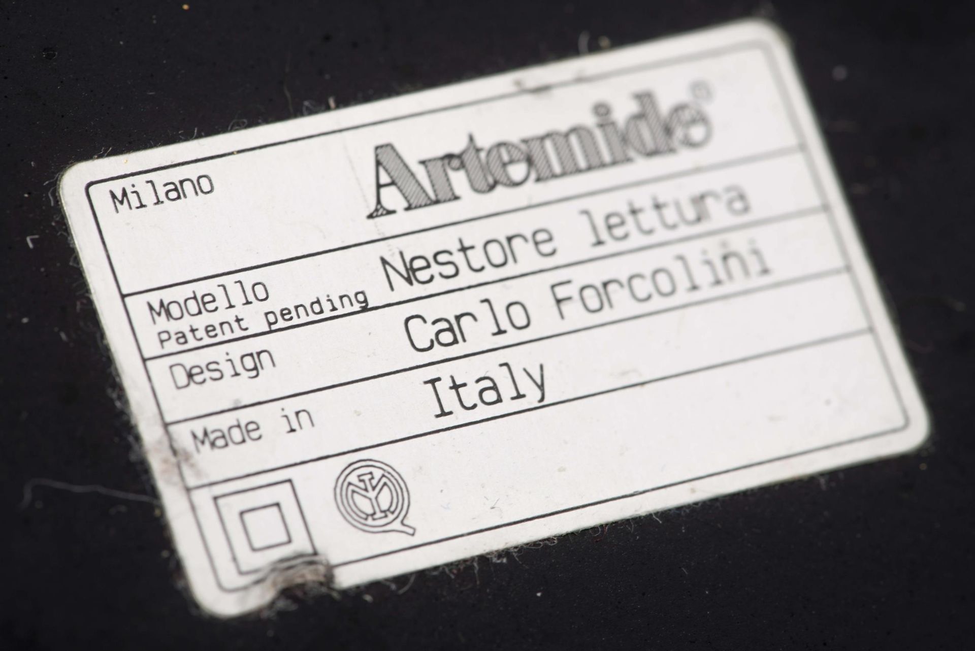 Carlo Forcolini "Nestore lettura"pour Artemide, vers 1989 - Carlo Forcolini "Nestore [...] - Bild 5 aus 5