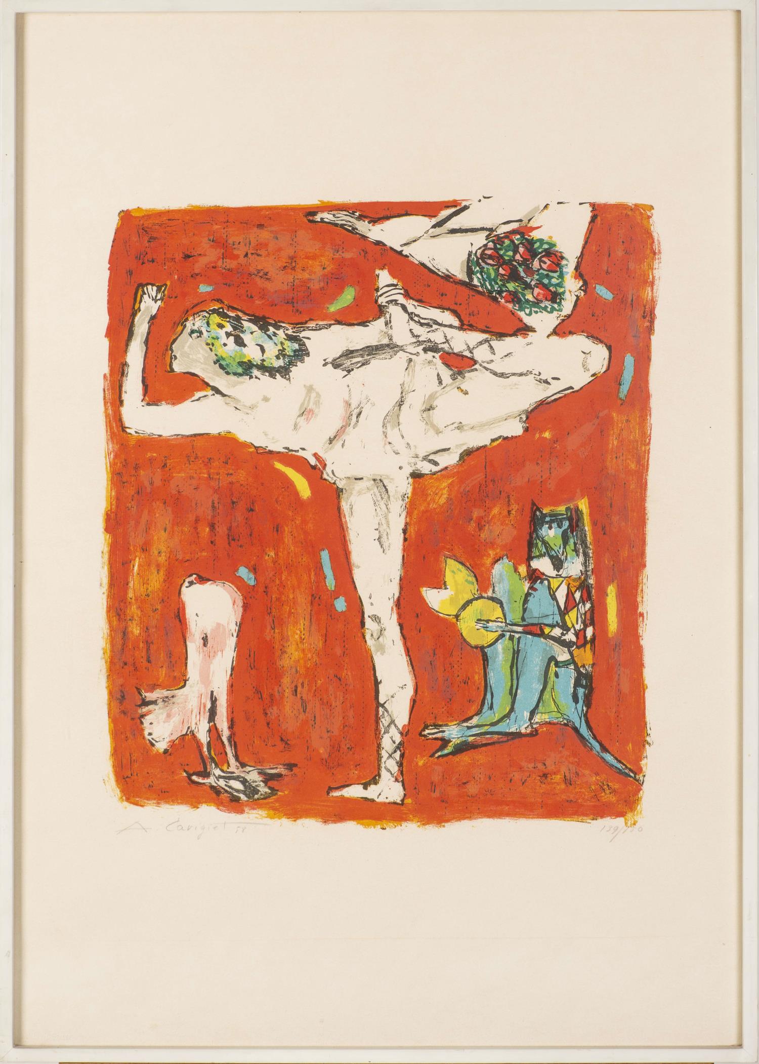 Alois Carigiet (1902-1985), "Le jeté de bouquet" - Alois Carigiet (1902-1985), "Le [...] - Image 2 of 5