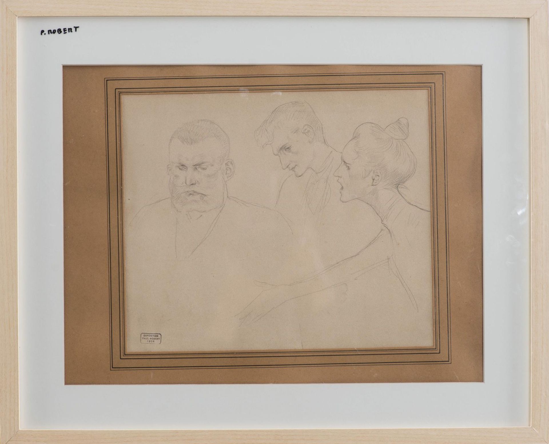 Léo Paul Samuel ROBERT (1851-1923), "Trois portraits" - Léo Paul Samuel ROBERT [...] - Bild 2 aus 5