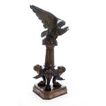 Porte-montre bronze représentant un aigle - Porte-montre bronze représentant un [...]