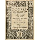 Augsburg Confession. Confessio Fidei Exhibita inuictiss. imp. Carolo V. Caesari Aug. in Comicijs