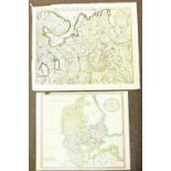 Maps. A mixed collection of approximately 100 maps, mostly 18th & 19th century, engraved maps of