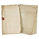 *East India Company. Manuscript report on the secret alliance between Tipu Sultan and the nawabs