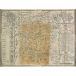 *Wiltshire. Speed (John), Wilshire, Roger Rea, [1662], uncoloured engraved map, inset town plan of