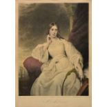 *Decaisne (Henri, 1799-1852). Maria Malibran as Desdemona in Rossini's Otello, circa 1831, colour